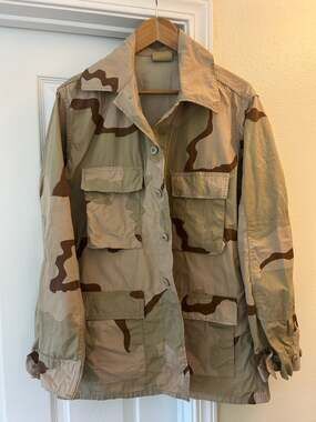 Vintage US Military Desert Camo BDU Field Jacket